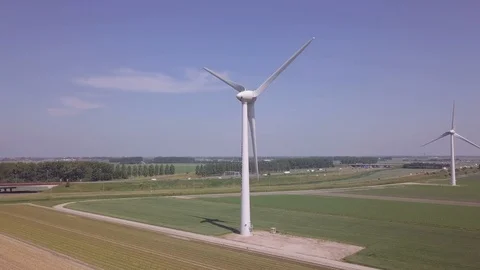 Wind Turbine 2.1 Video stock 127889668
