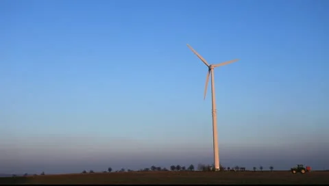 Wind turbine 2a Stock Footage 11242625