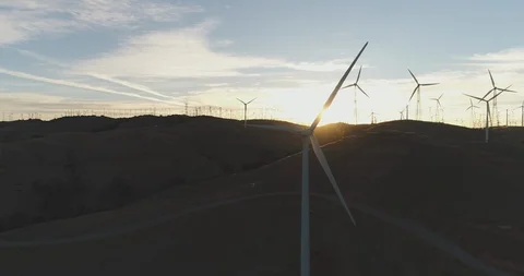 Wind Turbine 4 Stock Footage 126751746