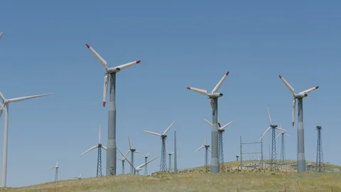 Wind Turbine 4K Stock Footage 127801617