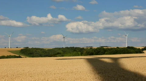 Wind Turbine 6 Stock Footage 841136
