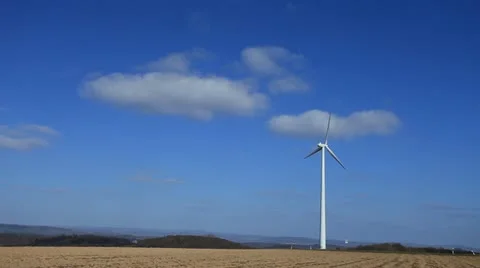 Wind turbine 7 Stock Footage 12659962