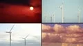 Wind turbine and clouds composition HD Footage