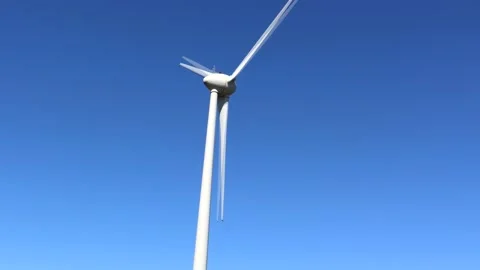 Wind Turbine From Behind 스톡 동영상 153213556