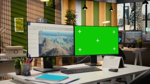 Wind turbine CAD design program on isolated screen computer Stock Footage 315613752
