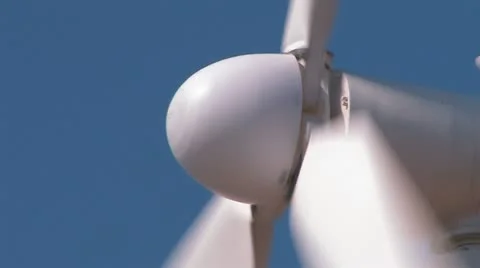 Wind turbine. Close-up. Stock Footage 10839612