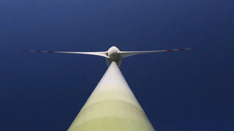 Wind turbine close-up Stock Footage 37626330