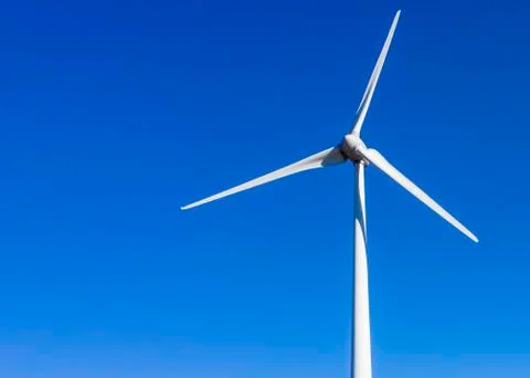 Wind  turbine  close up Stock Photos