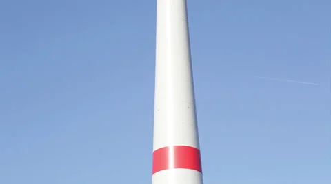 Wind turbine, closeup Видео 34534914
