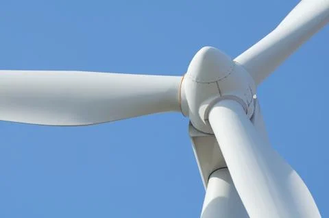 Wind Turbine Closeup Stock Photos