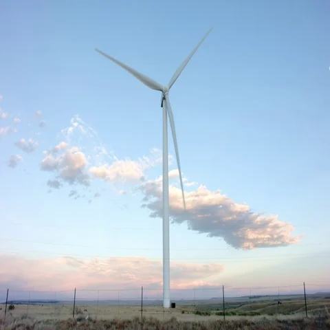 Wind Turbine Dolly Stock Footage 69576601