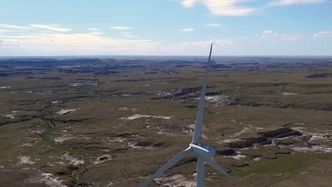 Wind Turbine Drone  Video stock 78613219