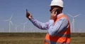 Wind Turbine Electricity Technician Cell Talk Issues Use Touch Tablet Internet 4k or 4k+ Resolution