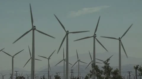 Wind Turbine Farm 스톡 동영상 19163513