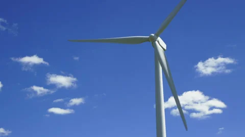 Wind Turbine Farm Stock Footage 35970054