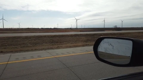 Wind Turbine Farm Stock Footage 125409849