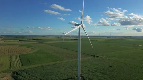 Wind Turbine in Field-1 動画素材 284769610