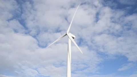 Wind turbine in a field Stock Footage 150279441