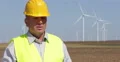 Wind Turbine Field Power Farm Engineer Talking Man Discuss People Speak Speech 4k or 4k+ Resolution