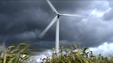 Wind turbine Stock Footage