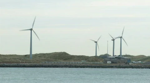 Wind turbine 스톡 동영상 304885
