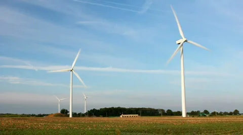 Wind Turbine Video stock 449557