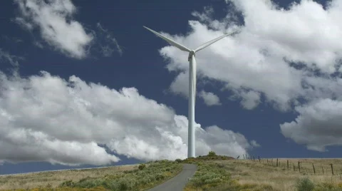 Wind Turbine Stock Footage 511698