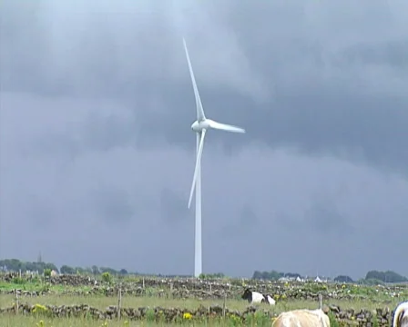 Wind turbine Stock Footage 605251
