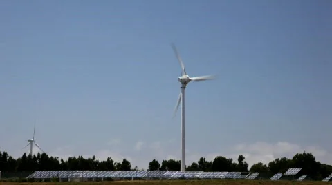 Wind turbine Видео 772842