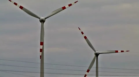 Wind Turbine Stock-Footage 5268190