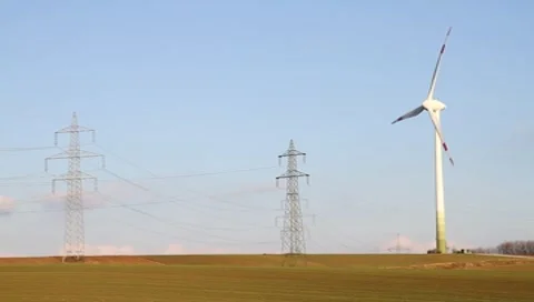 Wind turbine Vídeos de archivo 7905346