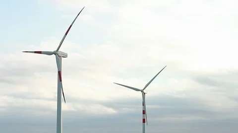 Wind turbine Stock Footage 8656792