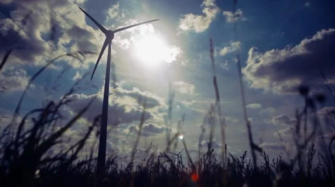 Wind turbine Stock Footage 8691030