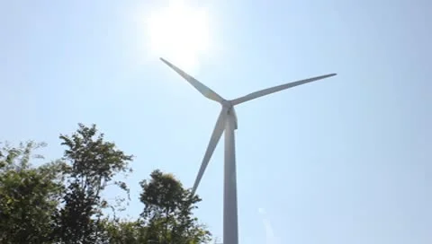 Wind turbine Stock Footage 9892146
