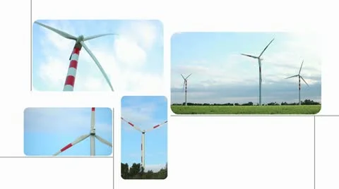 Wind turbine Stock Footage 10075754