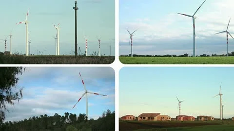 Wind turbine Stock Footage 10079197