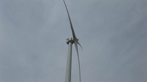 Wind Turbine Stock Footage 12627285