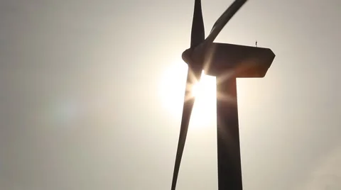 Wind Turbine Stock Footage 46203796