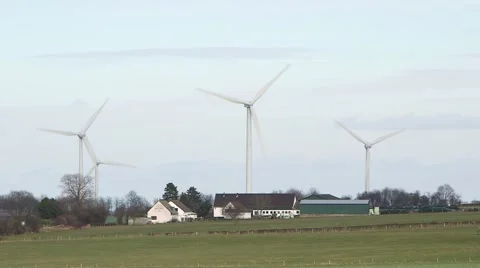 Wind Turbine Stock Footage 48483731