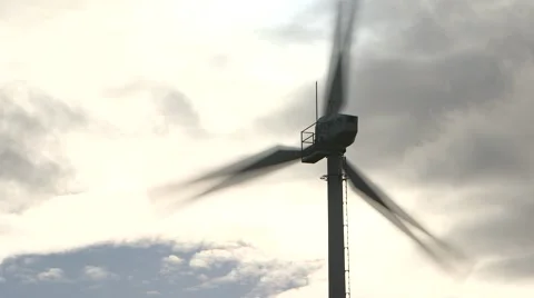 Wind Turbine Stock Footage 48483833