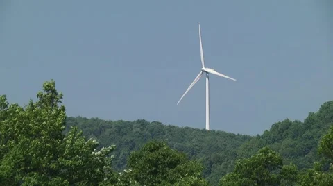 Wind Turbine Stock Footage 62602203