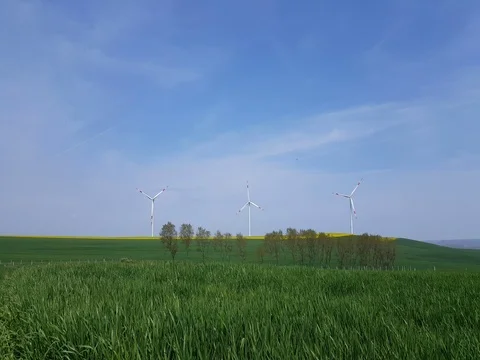 Wind turbine Stock Footage 74752456