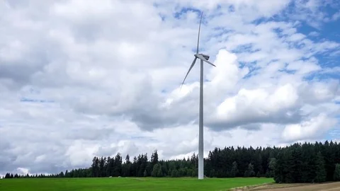 Wind turbine Stock Footage 80052816