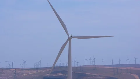 Wind Turbine Stock Footage 91871522