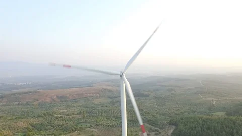 Wind turbine Stock Footage 94425024