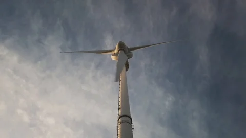 Wind Turbine Video stock 128207678