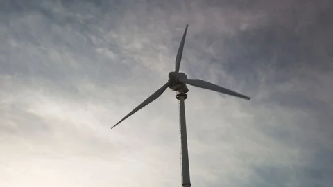 Wind Turbine Video stock 128208286