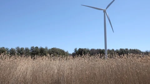 Wind Turbine Stock Footage 129841074