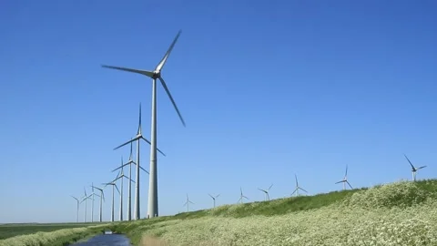 Wind Turbine Stock Footage 133868534