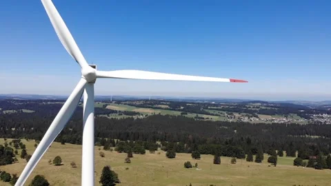Wind turbine Video stock 138924436